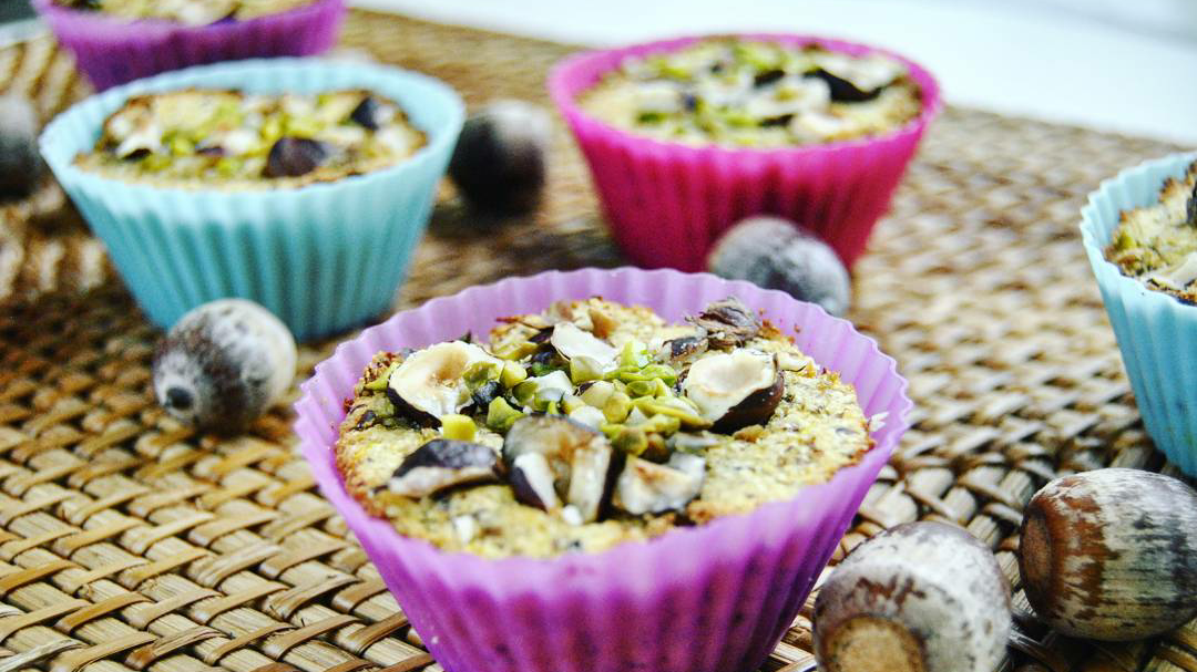 Kokos Haselnuss Muffins low carb und vegan