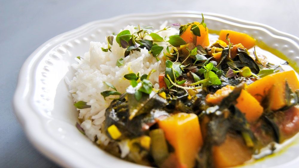 Ayurvedisches Spinat Curry