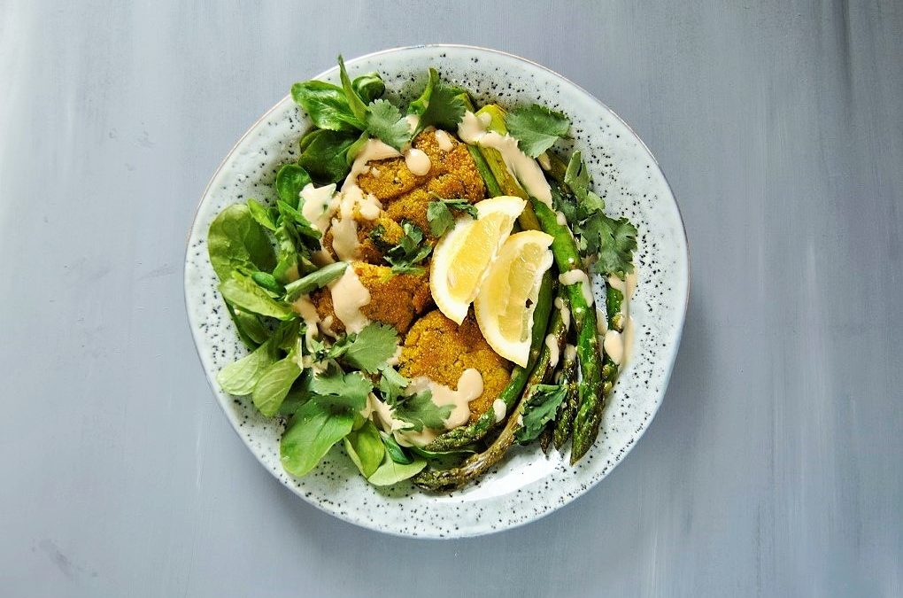 Mung Falafel mit Amaranth