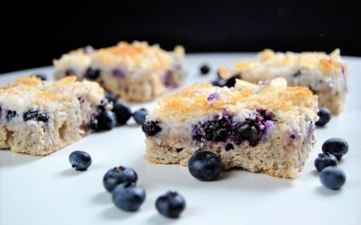 Heidelbeer Kokos Kuchen
