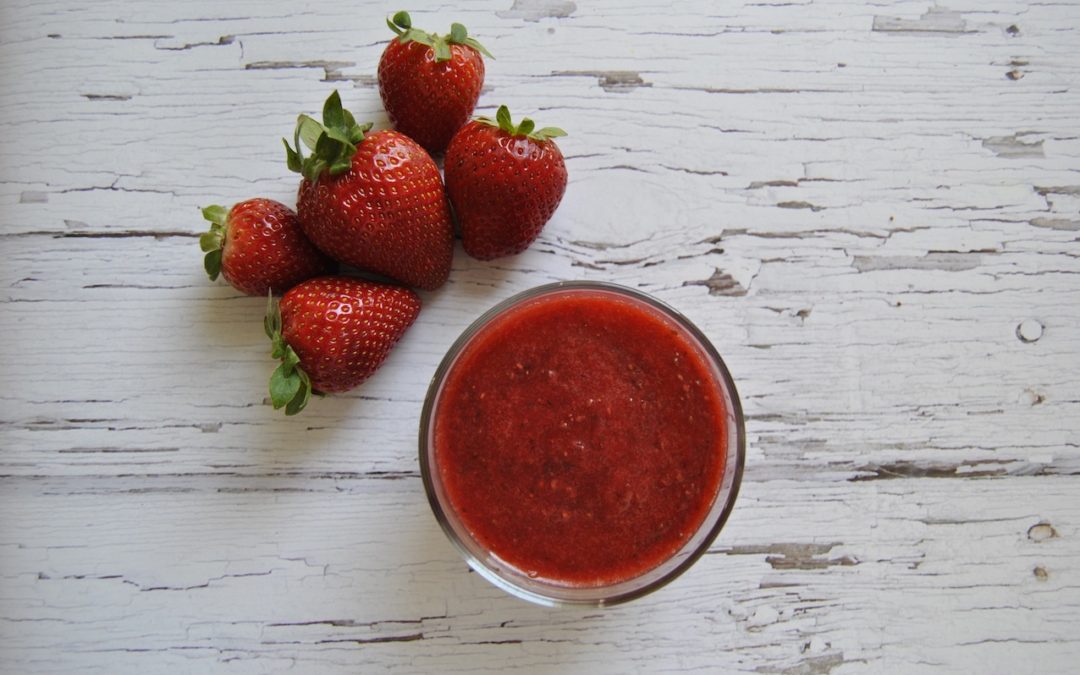 Gesunde Erdbeer Marmelade