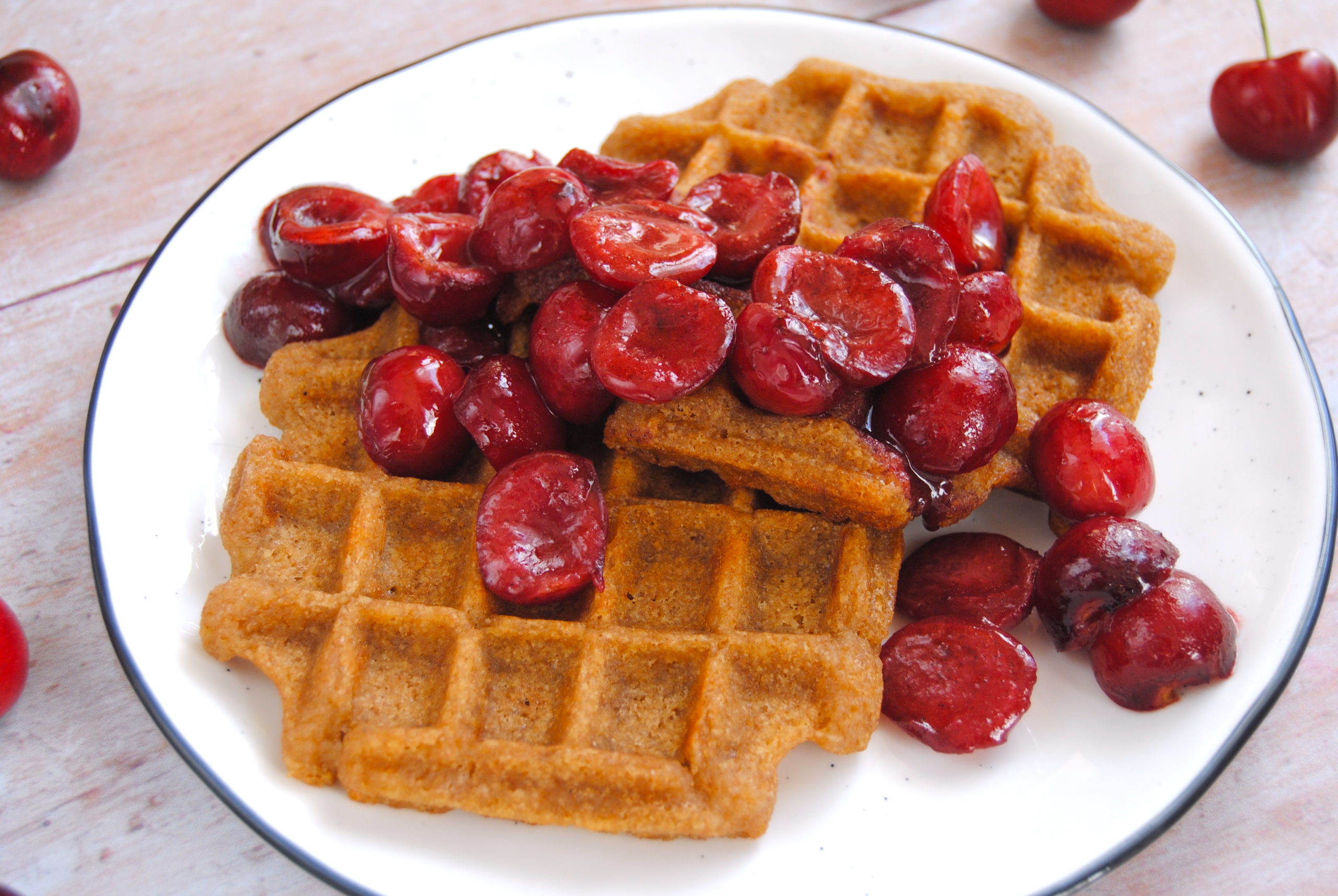 Ayurvedische Vollkorn Waffeln
