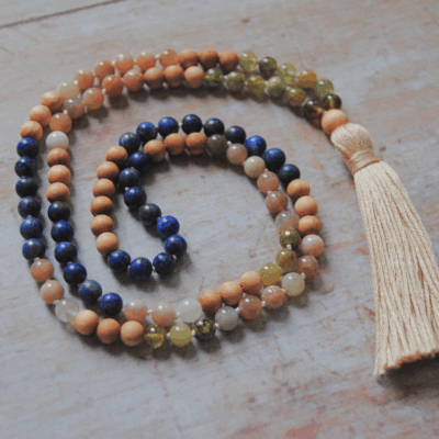 Kapha Mala Sandelholz